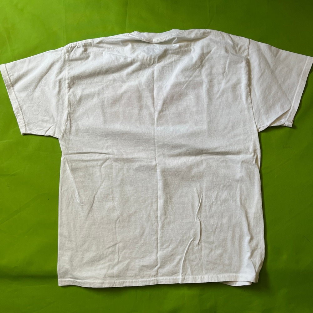 Rampart Race & Sports Book I Beat The Bookie White Graphic T-Shirt Mens XL - Picture 2 of 4